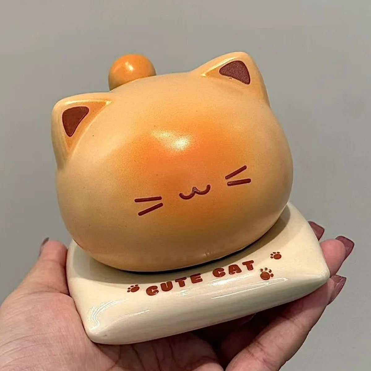 Cartoon Cat  Ramen Bowl Set, Cute Coffee Cup Plate, Kitchen Utensils Fruit Plate Ceramic Seasoning Jar, Home Decor Tissue Box