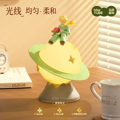 Little Prince Rose Planet Night Lamp