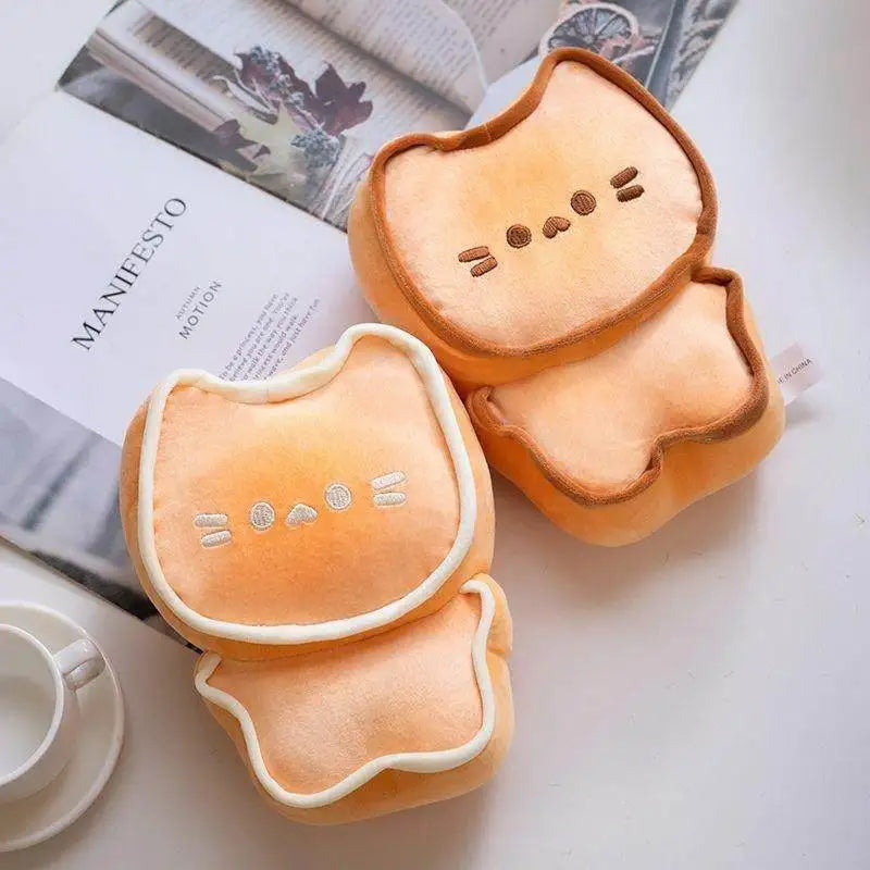 Kawaii Biscuit Cat Plush Toy Cute Kitty Doll Perfect Birthday Gift for Girlfriend Best Friend