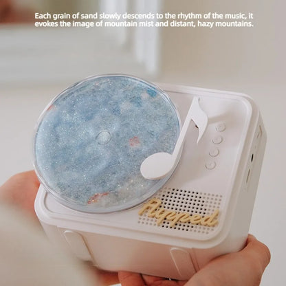 Quicksand Glow Speaker — Rotating Bluetooth Speaker & Night Light