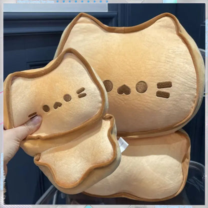 Kawaii Biscuit Cat Plush Toy Cute Kitty Doll Perfect Birthday Gift for Girlfriend Best Friend
