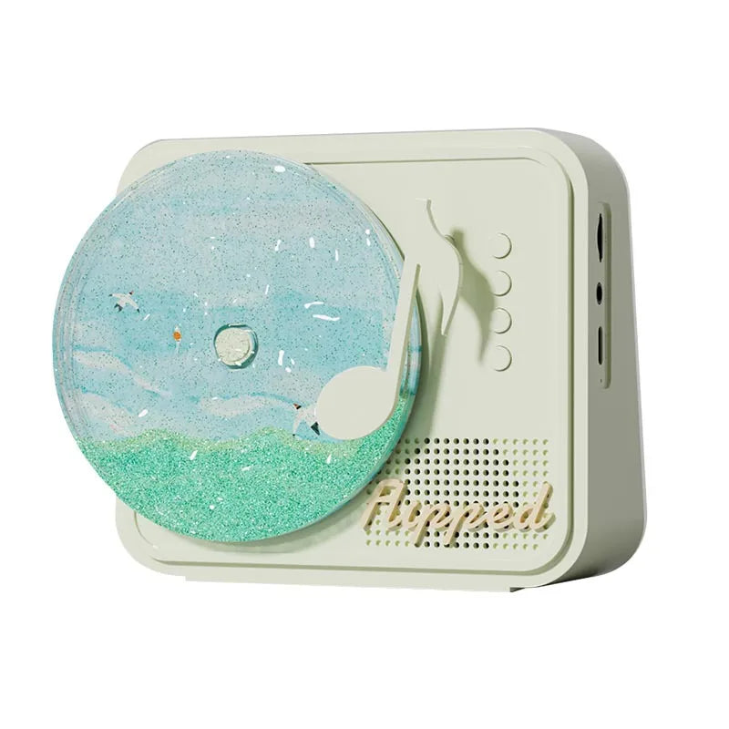 Quicksand Glow Speaker — Rotating Bluetooth Speaker & Night Light