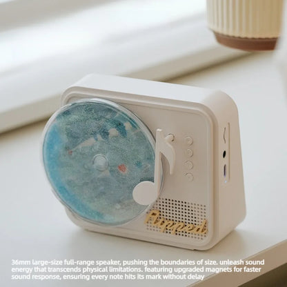 Quicksand Glow Speaker — Rotating Bluetooth Speaker & Night Light