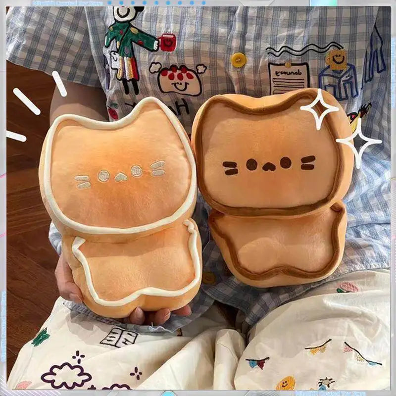 Kawaii Biscuit Cat Plush Toy Cute Kitty Doll Perfect Birthday Gift for Girlfriend Best Friend
