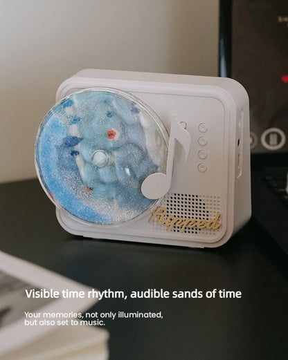 Quicksand Glow Speaker — Rotating Bluetooth Speaker & Night Light