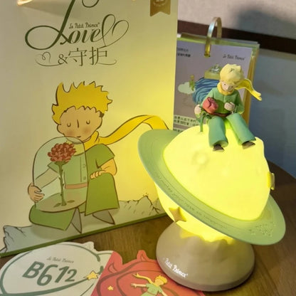 Little Prince Rose Planet Night Lamp