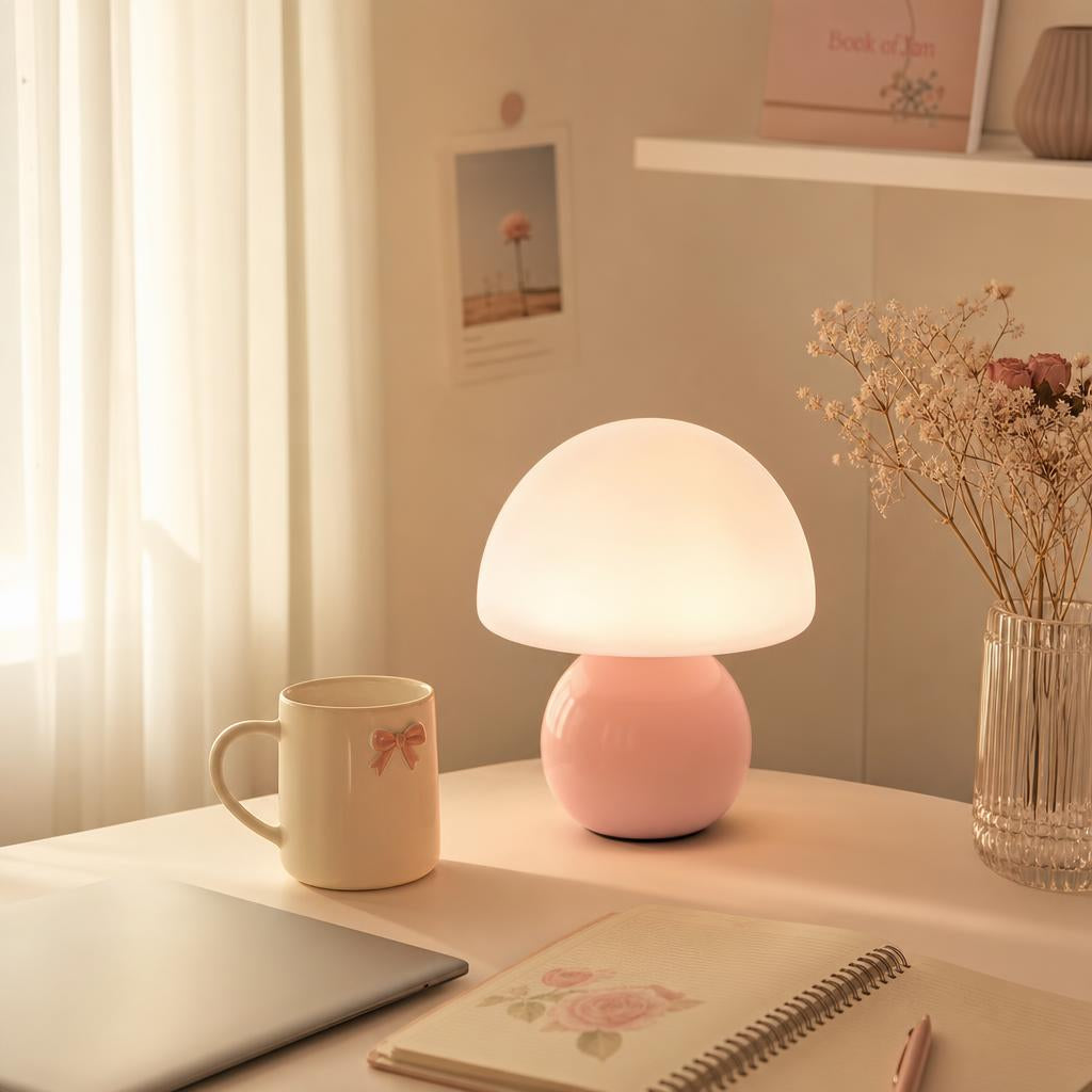 Sanctuary Mushroom Lamp — Warm Glow Table Light
