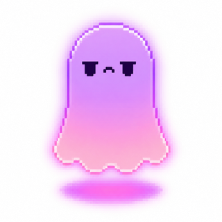 Rue the Moodshelf ghost mascot